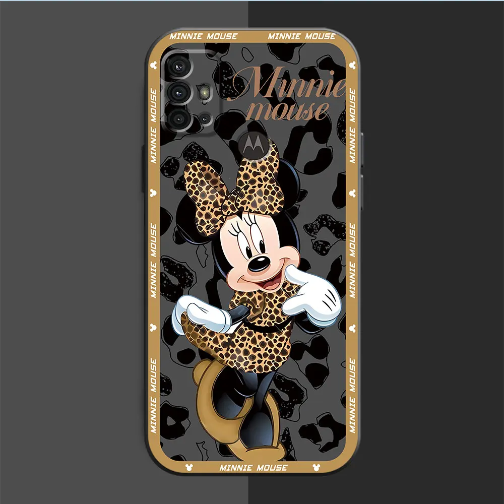 Disney Mickey Minnie Silicone Capa Cover Phone Case for Motorola Moto G30 G73 G60s G60 G51 G71 G72 G22 G32 G31 G50 G52 G53