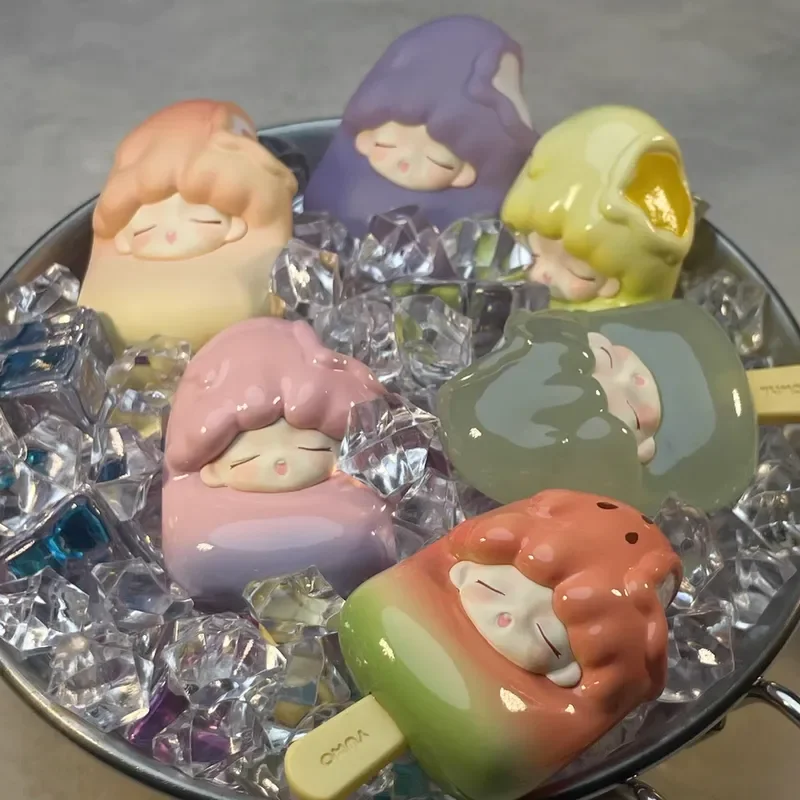 

YUMO Yunmeng Bite of Ice, мини-серия, слепая коробка, фигурка мороженого, модная игрушка, орнамент, украшение допамина, праздничный подарок для девочек