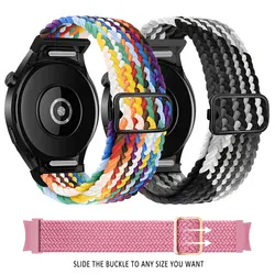 Braided solo loop Band For Samsung Galaxy Watch 6 4 Classic 5 pro 44mm 40mm 47mm 43mm 20mm No gaps bracelet Galaxy Watch 7 Strap