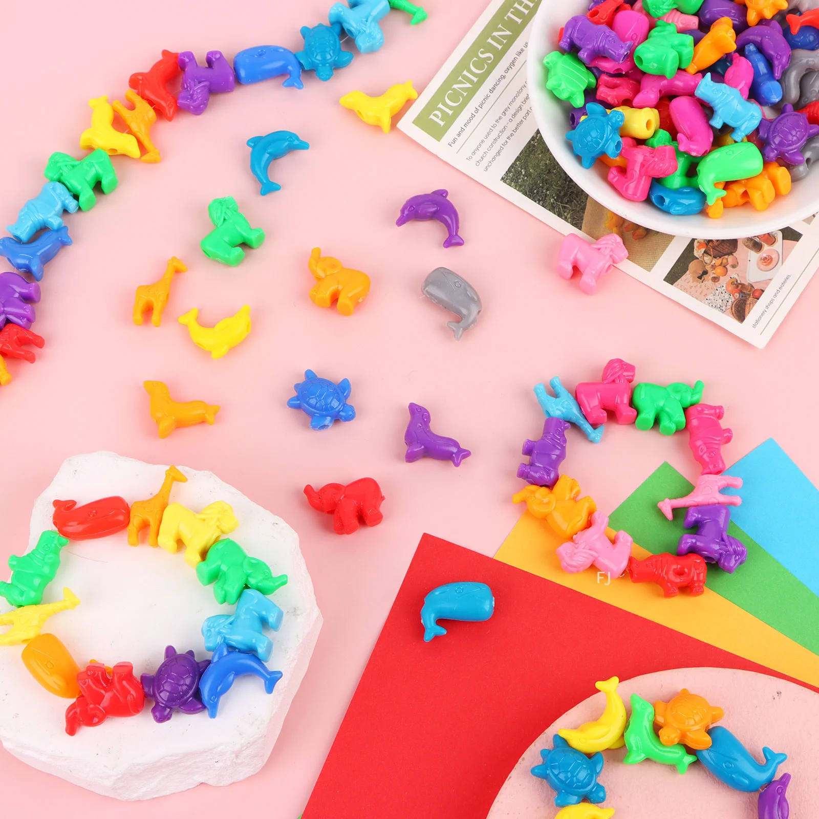 [YU]400 Pcs Mixed Animal Shape - đánh giá và giá Marine Zoo