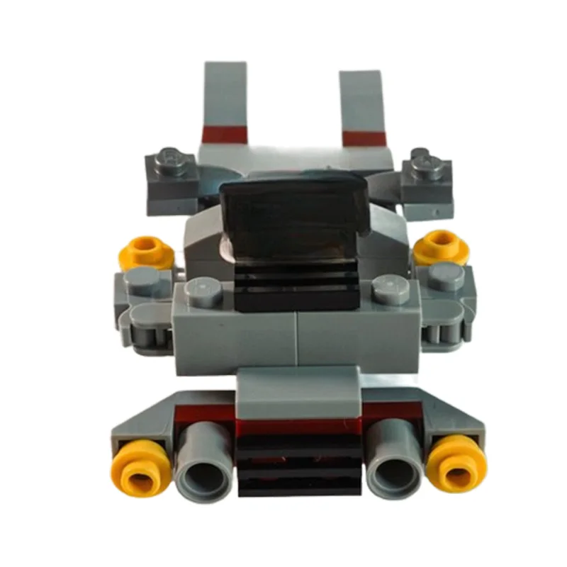 53 pçs moc estrela batalha bloco de construção modelo quebra-cabeça combate tripulado nave espacial crianças brinquedo educativo diy montagem presente do feriado