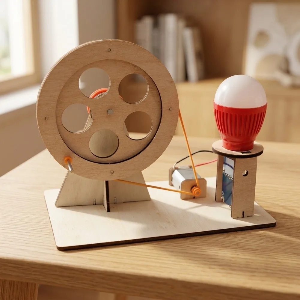 Science Class Hand Crank Generator DIY Science Set Hands-on Learning As Shown Hands-on Learning Creative Invention