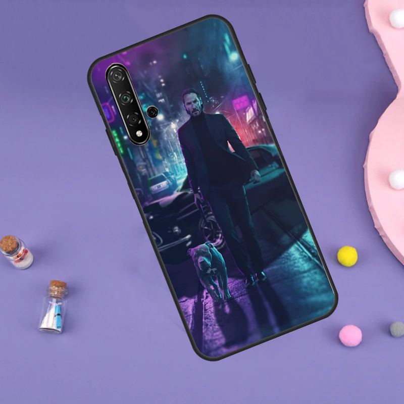 John Wick Case For Huawei Nova 11i 3i 7i 5T 11 9 10 SE Y60 Y61 Y70 Y90 Y91 P20 P40 Lite P30 Pro Cover