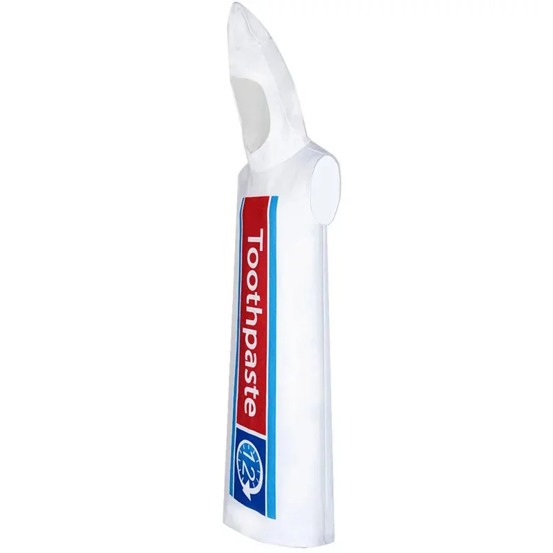 Adult Funny Couple Halloween Dress Up Toothbrush and Toothpaste Costume