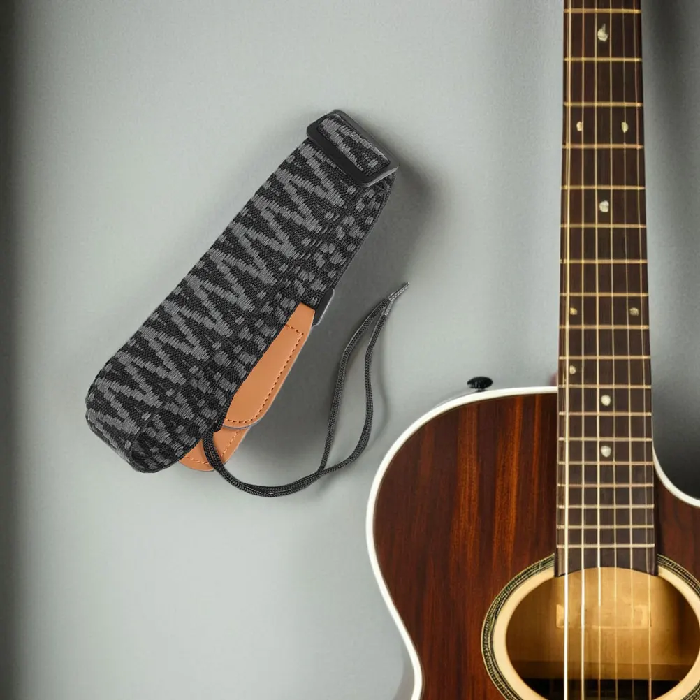 

2 Pcs Piano Belt Ukulele Strap Man Braided Nylon Electric Guitar Straps for Men