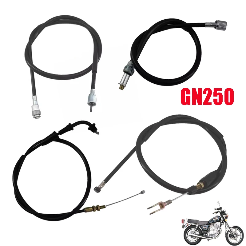 

Motorcycle Control Cables for Suzuki Haojue Qingqi for GN250 QJ250 GS250 INTRUDER-250 Throttle/Clutch/Speed/Techometer Cable