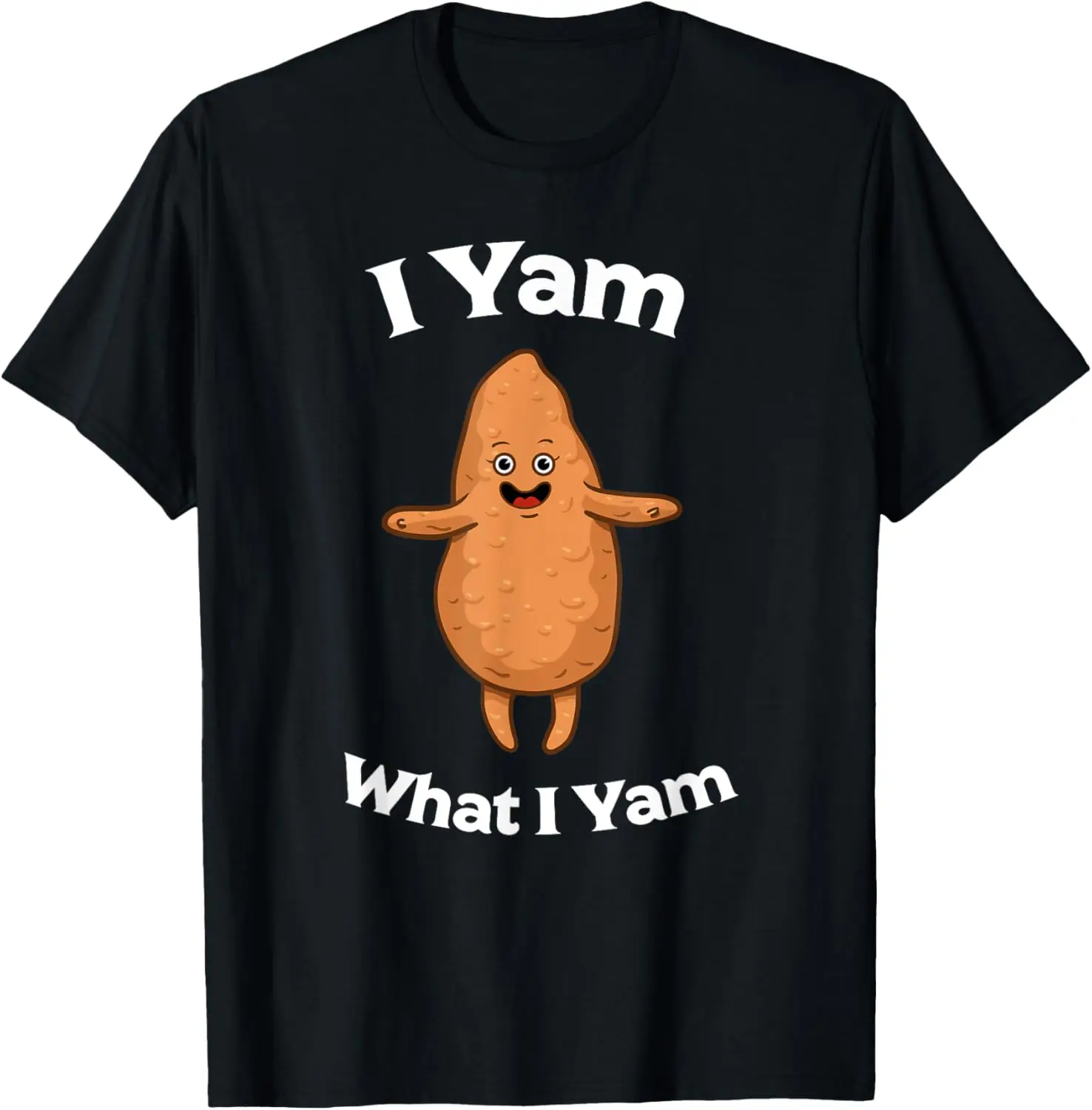 

Рубашка I Yam What I Yam — футболка «Танцующий сладкий картофель» на День Благодарения