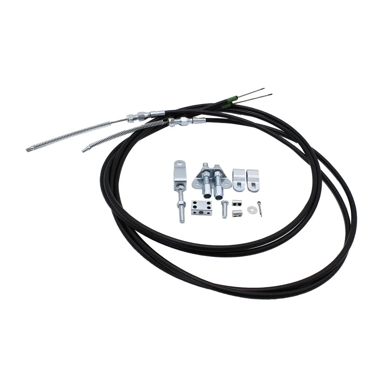 Parking Brake Cable Complete Kit 330-9371 Sturdy Repair Parts Replacement Handbrake Cable Assembly Universal