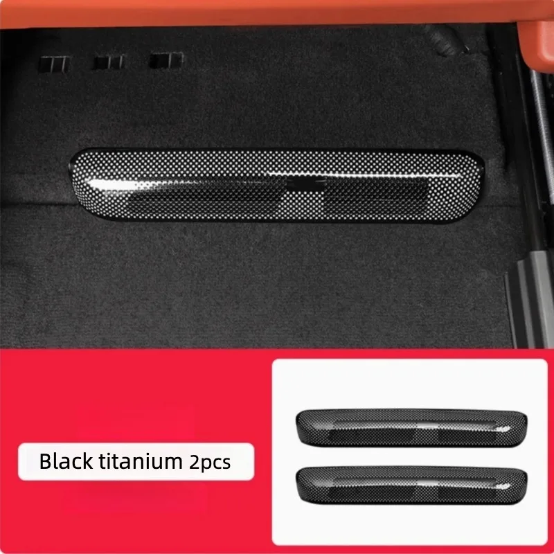 For Li Auto L9 2022-2025 Under‑Seat AC Vent Grille Protective Cover Dustproof Net Car Interior Modification Accessories view 6