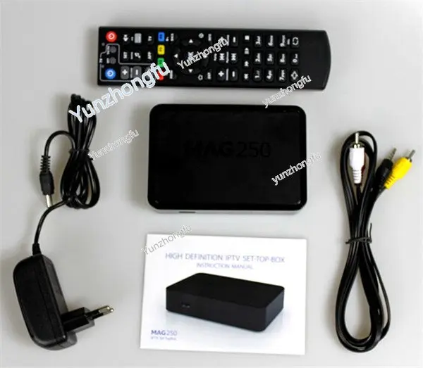 HD Network Set-Top Box IPTV Mag 250 Linux Smart TV Box Mag 254