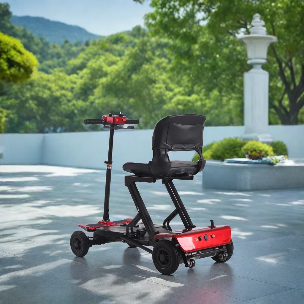 Elderly Mobility Scooter Self Fold Support Pour Mobility Scooter Travel Airline For Rehabilitation