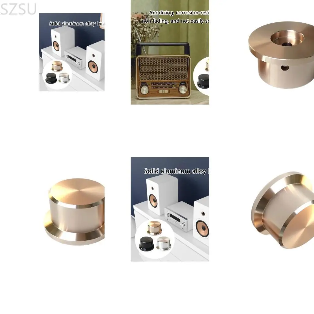 

SZSU Ручка усилителя Твердая ручка из алюминиевого сплава 48x26x36 мм для слухового усилителя и голосового управления