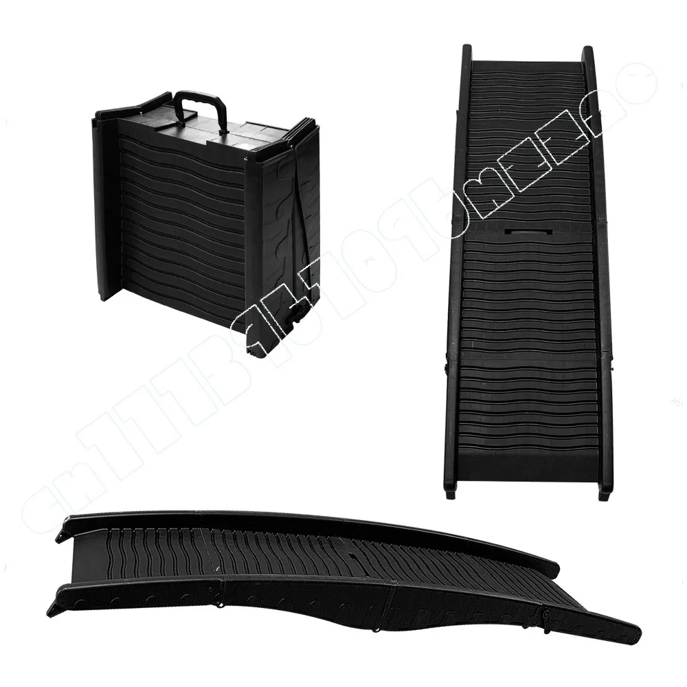 Folding Car Pet Elderly Dog Auxiliary Ramp Portable Stairs Car Step Slope Non-slip Car Ladder