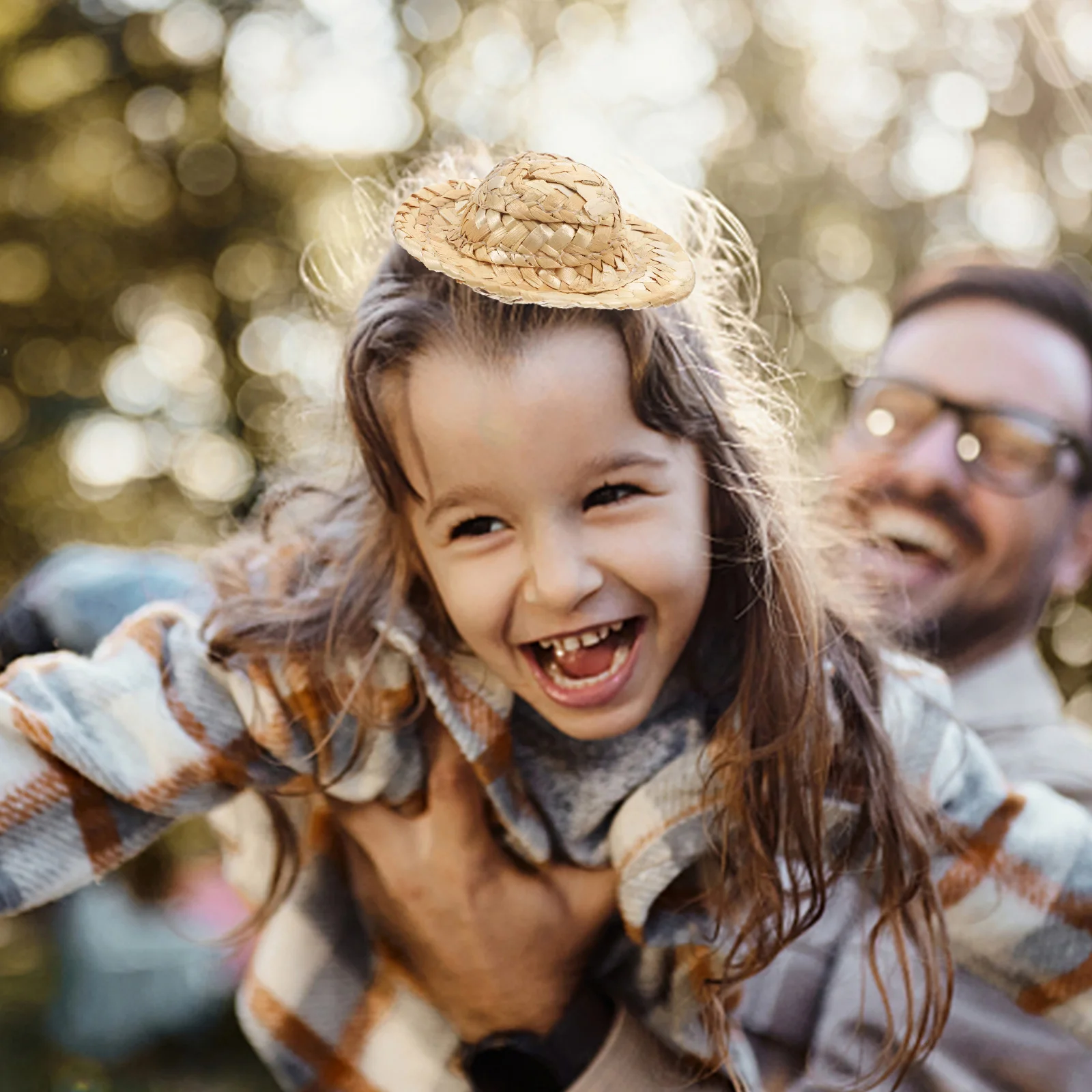 1pc Painting Straw DIY Craft Bamboo Summer Hats Painting Straw Hat Children Props Home Decor Supplies