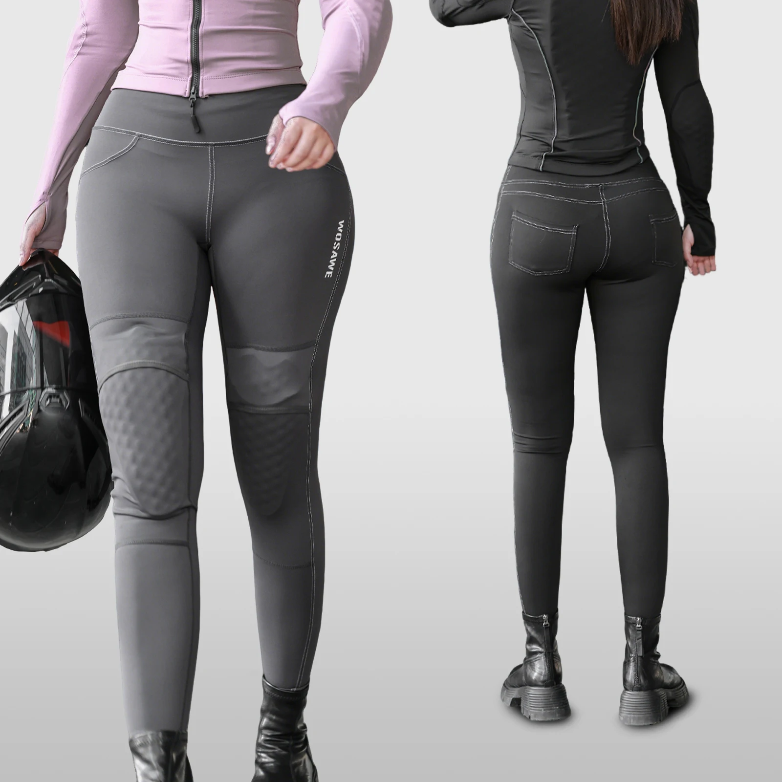 

Женские велосипедные брюки WOSAWE: быстросохнущие, для велоспорта, весна-лето, длинные облегающие штаны, повседневные леггинсы