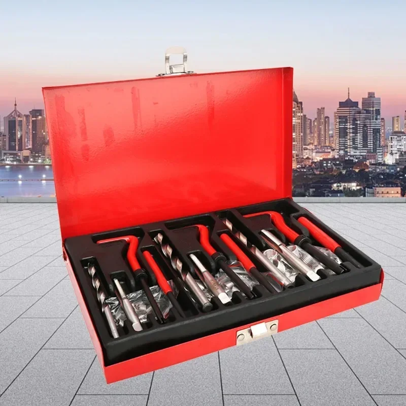 

Thread Repair Kit M6 M8 M10 Thread Inserts for Repairing Damaged Automotive Spark Plug Thread Repair Tool Drill Tapping Tool New