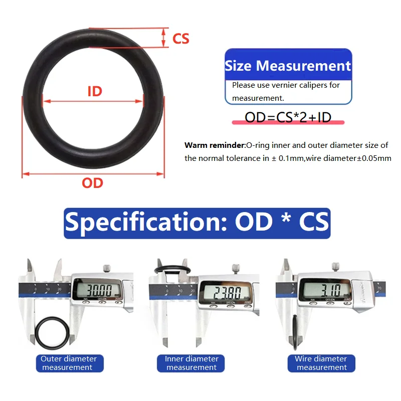 Rubber O Ring Set Gaskets Seal Nitrile Rubber Bands High Pressure O-Rings Repair Kit Sealing Elastic Band O Rubber