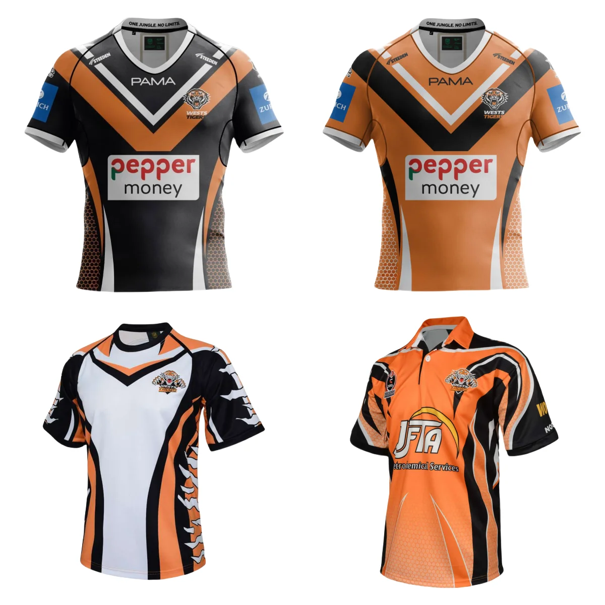 WESTS Wests Tigers 2005 NRL RETRO JERSEY (طباعة رقم الاسم المخصص)-جودة عالية