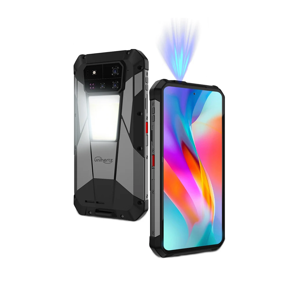 Unihertz Tank 4 pro 5G Rugged Smartphone with Projector 1TB Storage Dimensity 8300 Processor Android 14 11600mAh Battery AMOLED
