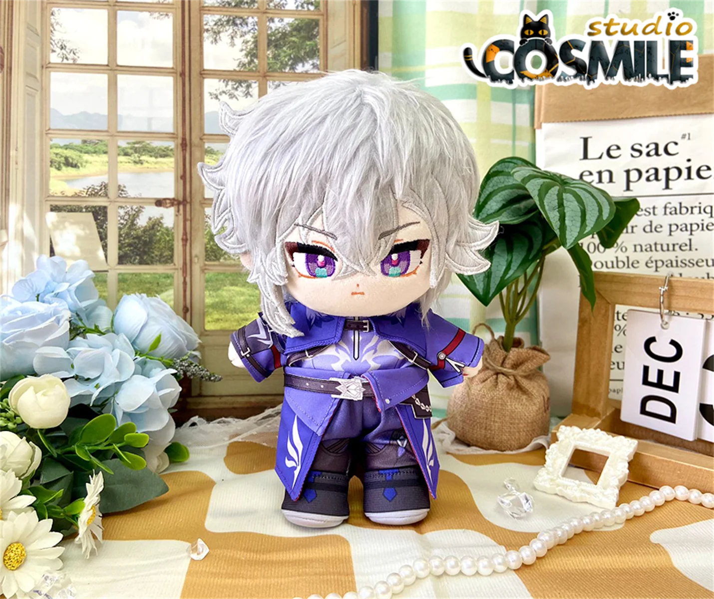 Juego Honkai: Star Rail Moze モPeluche de 20 cm Muñeco de peluche Ropa para el cuerpo Esqueleto Regalo KM de abril