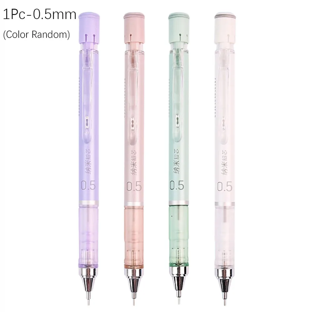 

Simple 0.5/0.7MM Mechanical Pencil Stationery Color Random Propelling Pencil Plastic Sketch Pencil School Office
