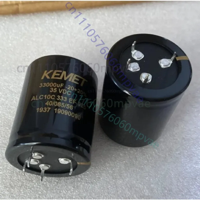 

4PCS Original KEMET BHC ALC10C 35V 33000UF 40X50mm AL10C333EF035 audio aluminum electrolytic capacitor