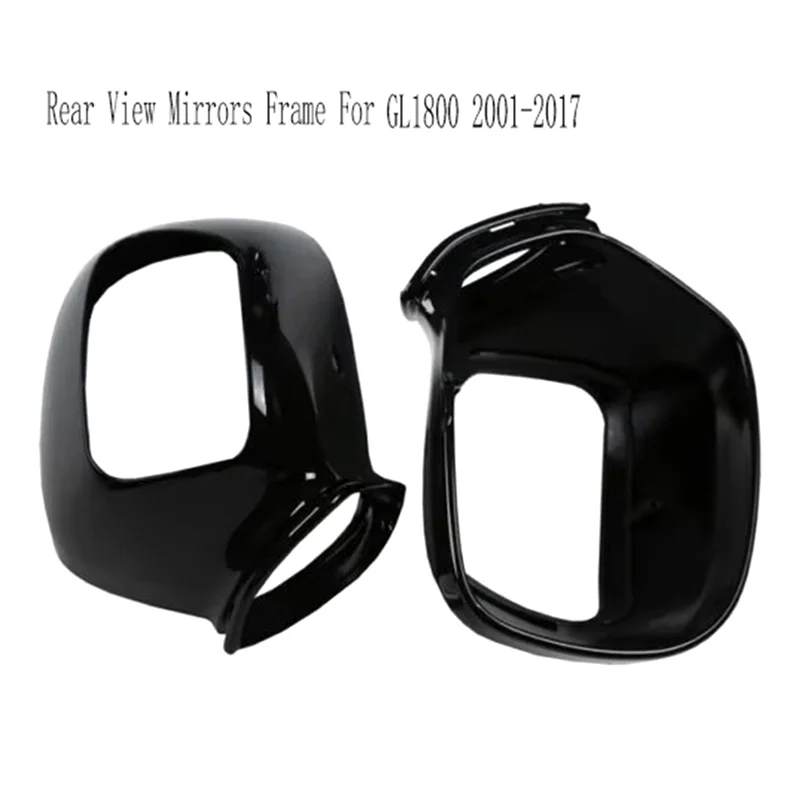 

Rear View Mirrors Frame Side Mirrors Housing Trim For Honda Goldwing GL1800 2001-2017