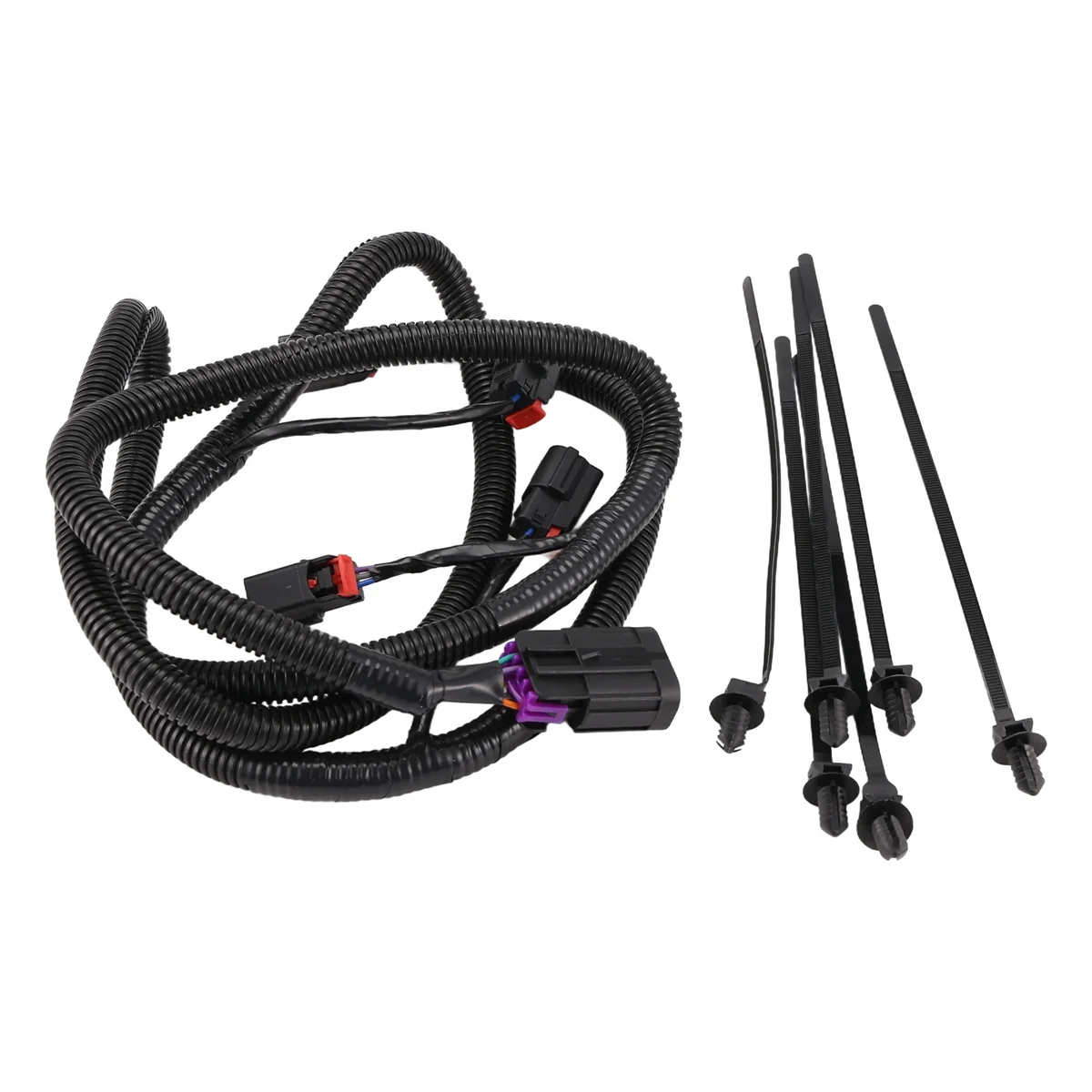 #86N Automotive Parts & Accessories,For Chevrolet Suburban Tahoe GMC Rear Back Up Sensor Wire Harness,Black view 3