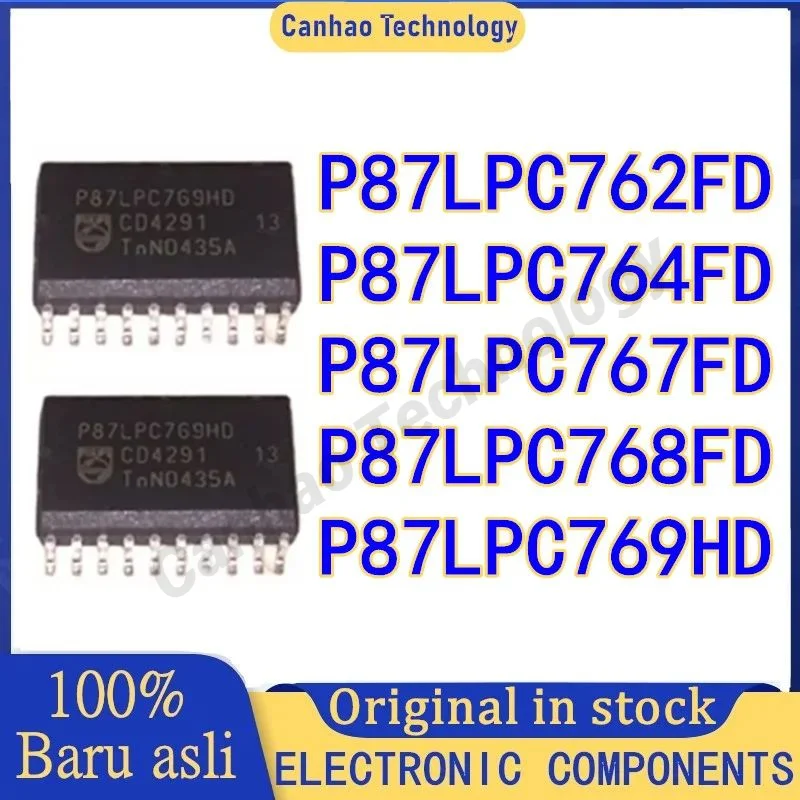 

P87LPC762FD P87LPC764FD P87LPC767FD P87LPC768FD P87LPC769HD SOIC-20 IC MCU Chip 100% New Original in stock