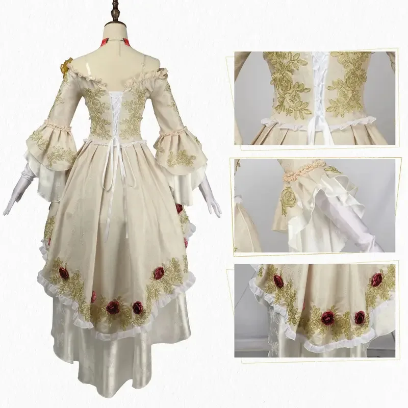 Game Five Personality Red Lady COSpia Cosplay Costume Hunter Bloody Queen Mary Cosplay Costume Uniform Suit dress