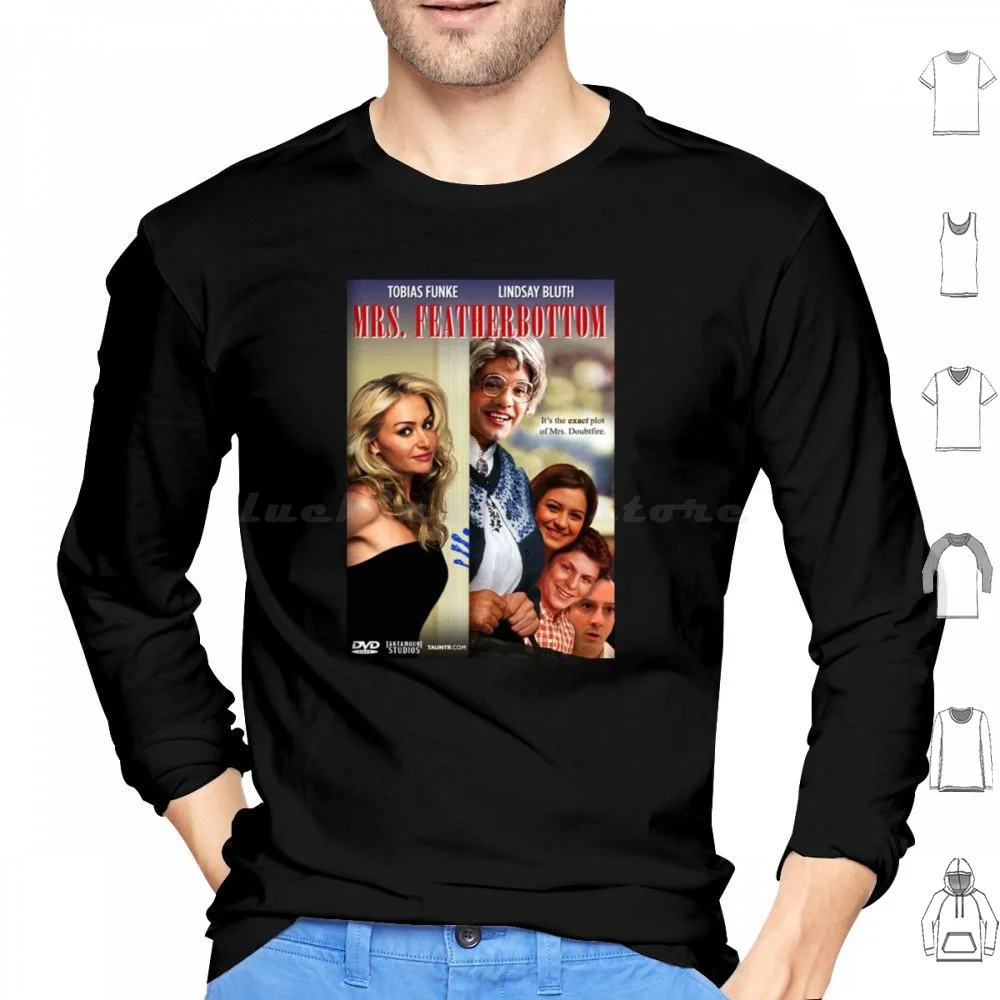 Arrested Development Mrs Featherbottom Hoodies Long Sleeve Arrested Development Mrs Featherbottom Mrs Doubtfire Nanny