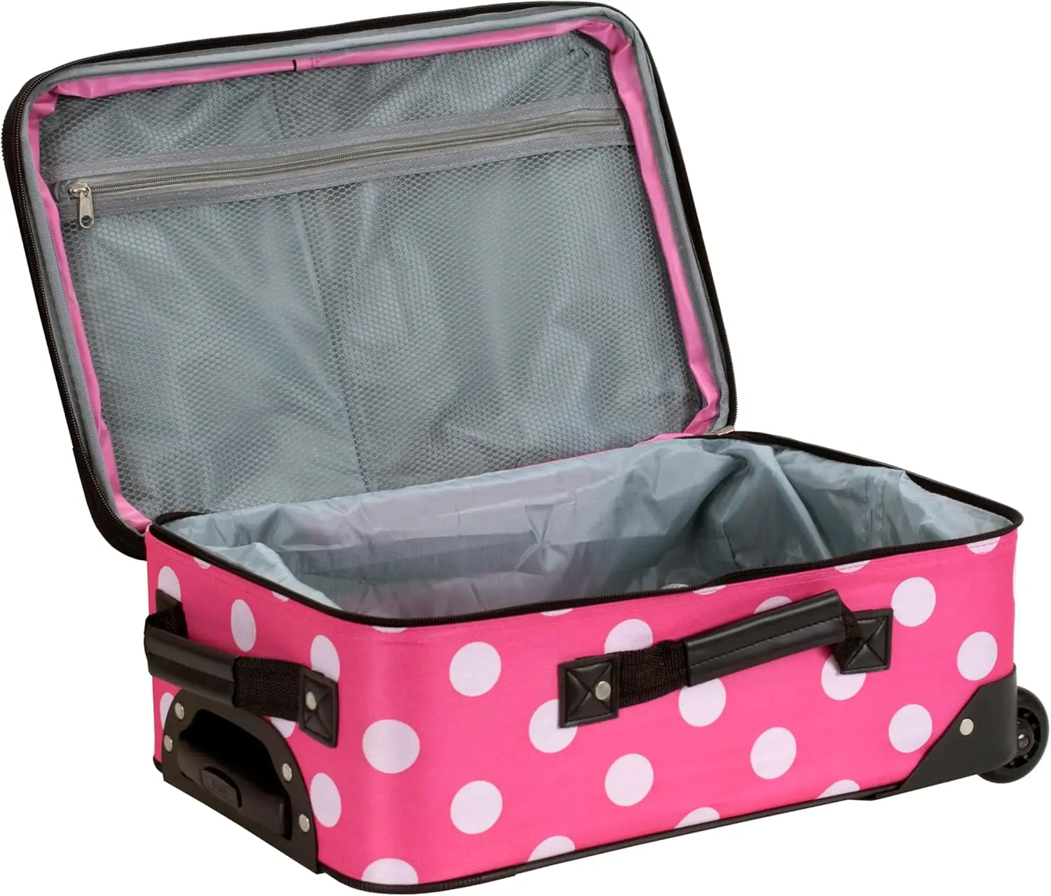 Set Koper Expandable Pink Dots, 2-Piece dengan Roda Inline dan Pegangan Teleskopik