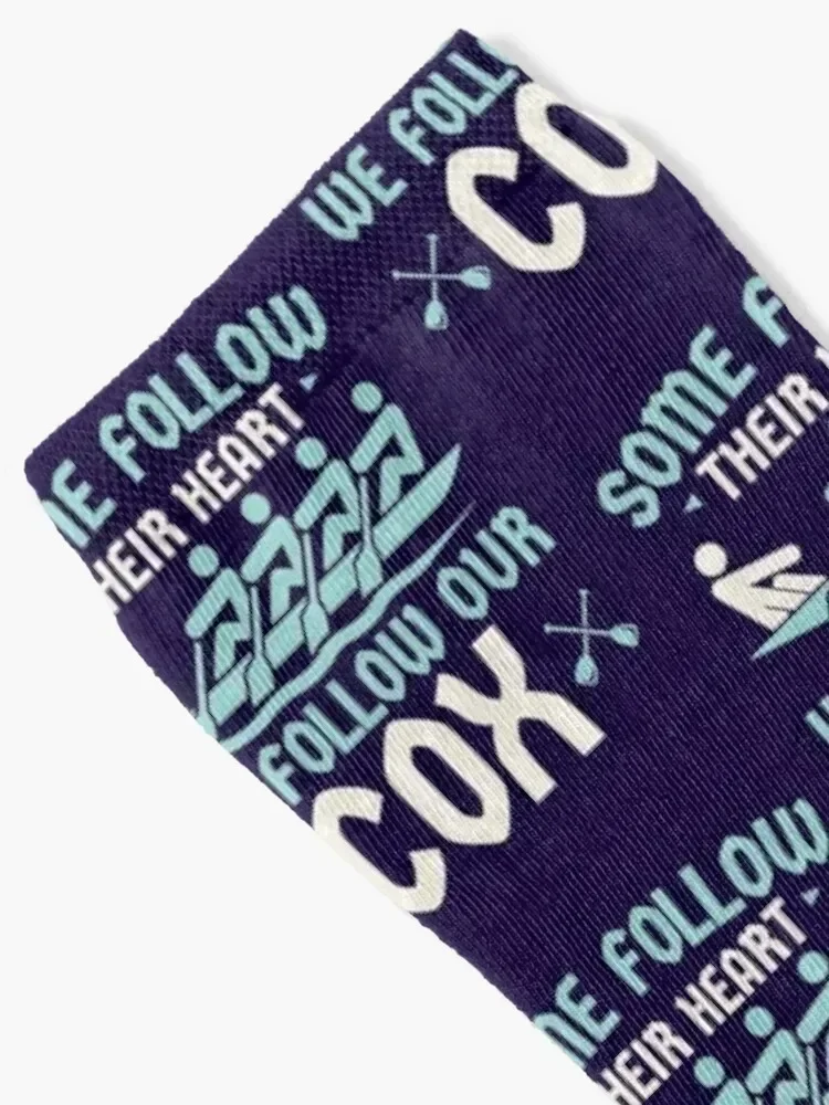 Rowing Crew Some Follow Their Heart We Follow Our Cox Socks moving stockings crazy gym sport Socks Woman Men's