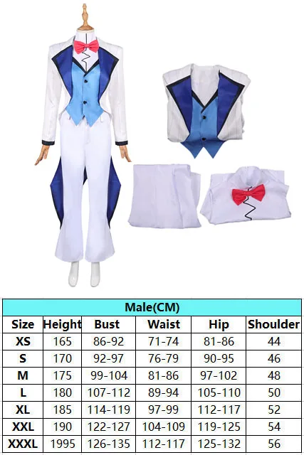 زي تنكري فوكس هيلوفا كوسبلاي بوس مجموعة بيضاء فندق أنيمي هازبين للنساء بدلة حفلات الهالوين فانتازيا