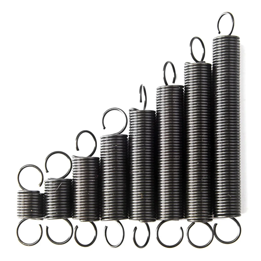 5 Pcs 1/1.2 Spring Open Hook Tension Springe Pullback Springs Coil Extension Springi Draught Sprisng Wire Muelles Y Resortes