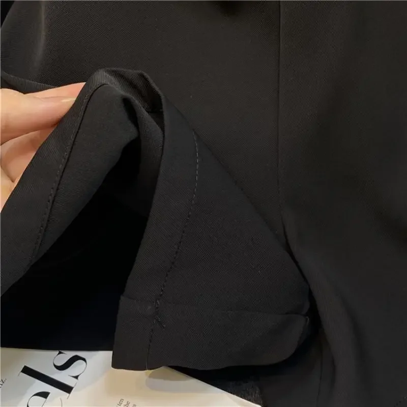 XL-6XL Pantaloncini a gamba larga Donna Basic Summer Bottoms Vita alta Street Loose Office Lady Temperamento All-match Chic Popolare Ins Hot