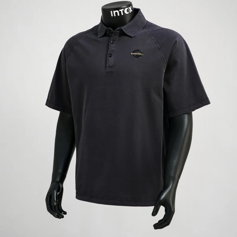 قميص بولو بياقة ريترو بأكمام قصيرة للرجال في الصيف، أزياء راقية، فضفاض، مغسول، تي شيرت بسيط وغير رسمي