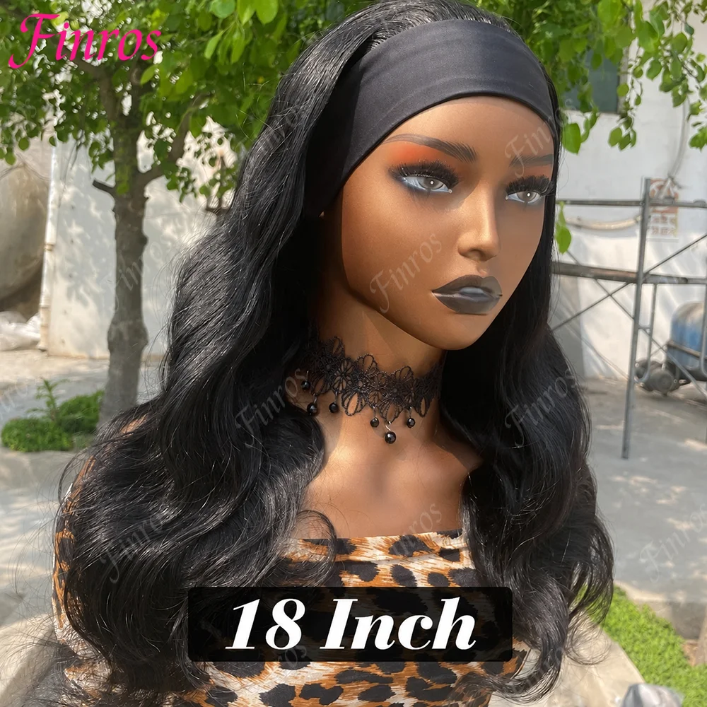 

36 Inch Body Wave Headband Wig for Women Human Hair Glueless Wear and Go Glueless Brazilian Virgin Human Hair 200% Density