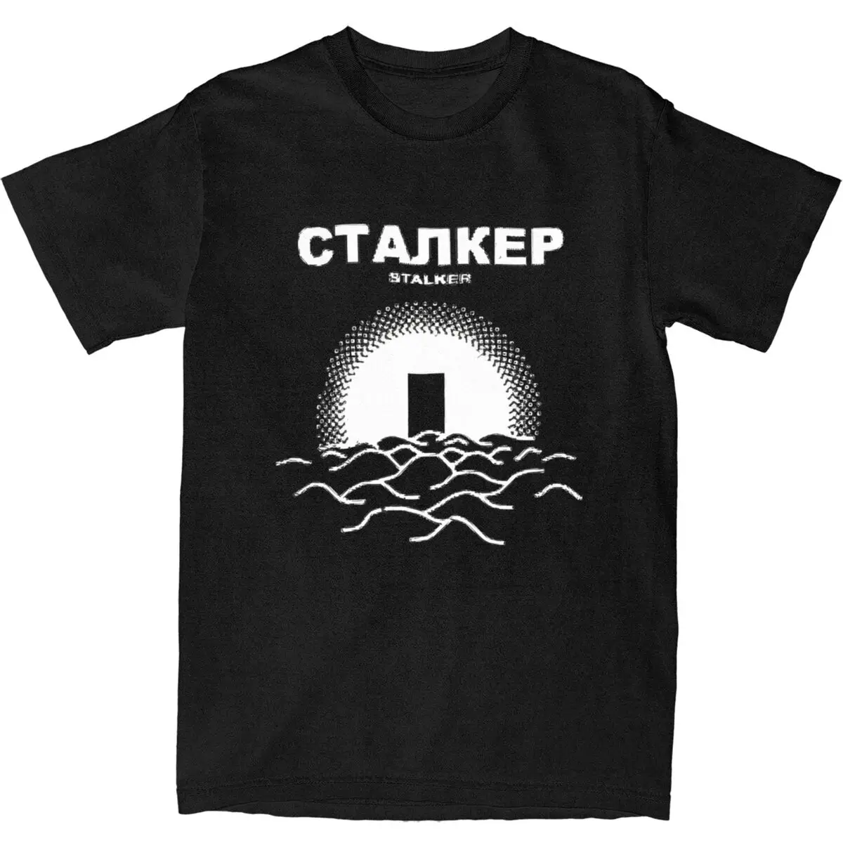 Retro Stalker Tarkovsky T Shirt Unisex O-neck Short Sleeve Top Tee Cotton Summer Top Tee