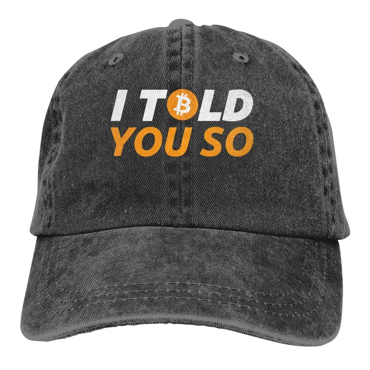 2026 Summer Cap Sun Visor I Told You So Hip Hop Caps Bitcoin Cryptocurrency Miners Meme Cowboy Hat Peaked Hats