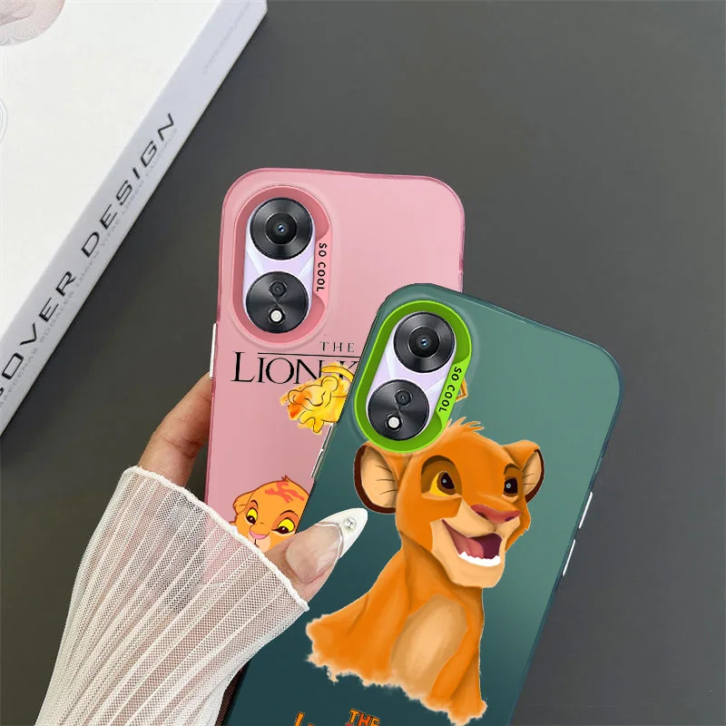 Disney's handsome lion king For OPPO Realme 5 8 10 11 i Pro C 2 15 20 21 31 33 35 53 55 9i Colorful Phone Case Soft Funda Cover