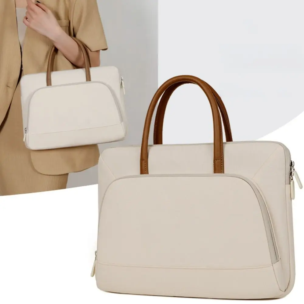 New 14-16inch Laptop Handbag Solid Color Waterproof Notebook Cover Large Capacity Shockproof Tablet Sleeve Case Travel