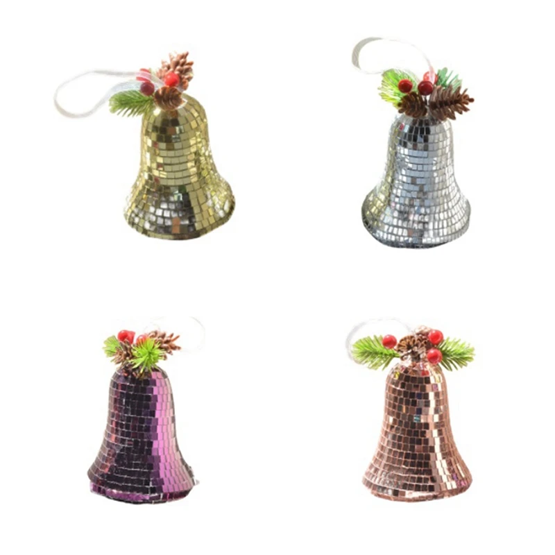 BMBY-Bell Christmas Bells Pendants Christmas Craft Christmas Tree Hanging Bells Tree Decor New Year Gifts