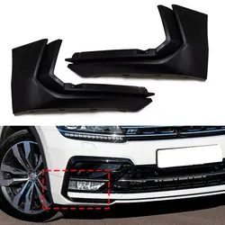 Car Front Bumper For VW Tiguan R-Line R Line 2017 2018 2019 Fog Light Cover Trim Molding Unpainted 5NN853211C 5NA853212C