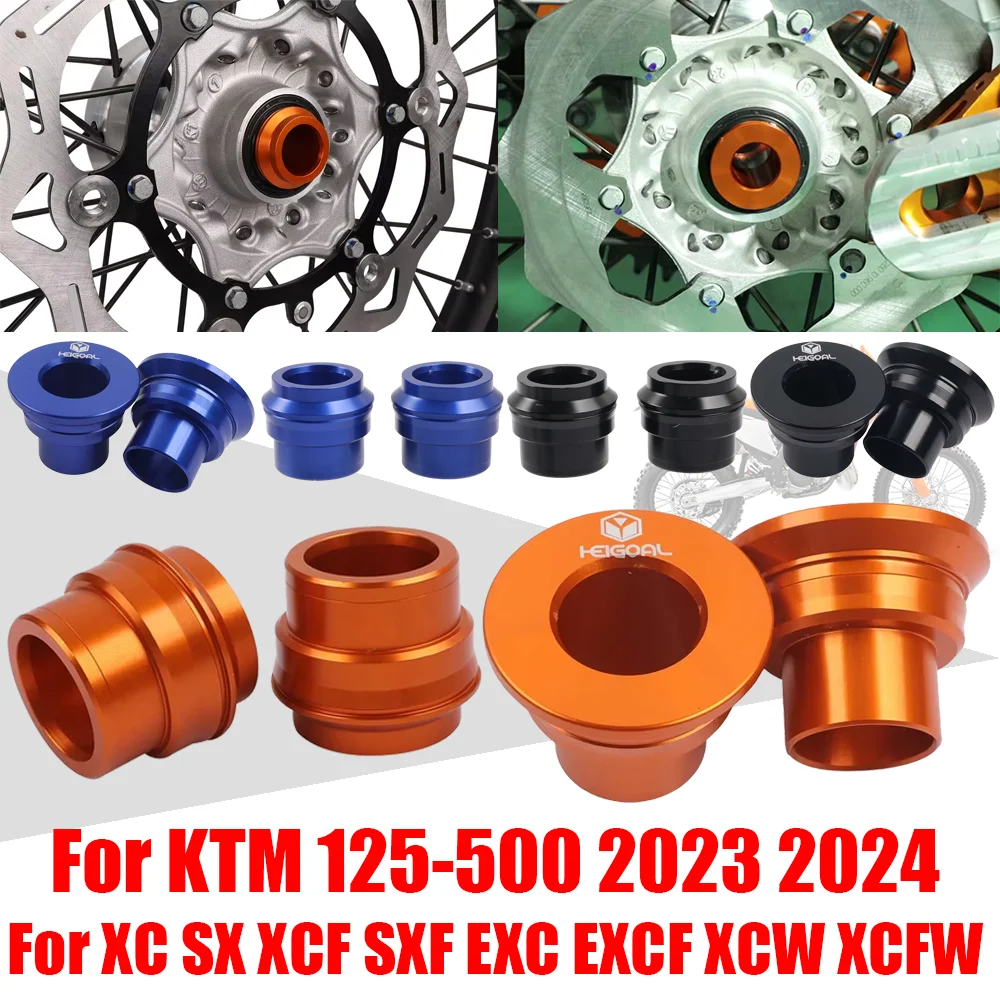 Espaciadores de cubo de rueda delantera y trasera, accesorios para KTM SX, SXF, XC, XCF, EXC, EXCF, XCW, XCF-W, 125, 150, 250, 300, 350, 450, 500