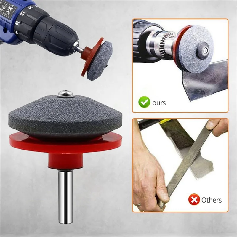 ABRB-affilacoltelli opachi per tosaerba, strumento per affilare le lame del tosaerba, affilacoltelli universali per tosaerba, rosso