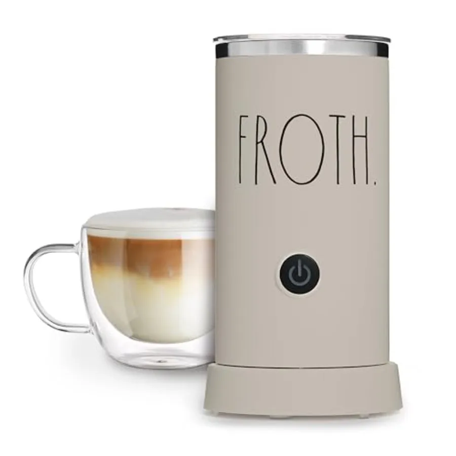 

Электрический вспениватель молока для кофе, латте, капучино, макиато - автоматический подогреватель и вспениватель молока мощностью 550 Вт, цвет песочный