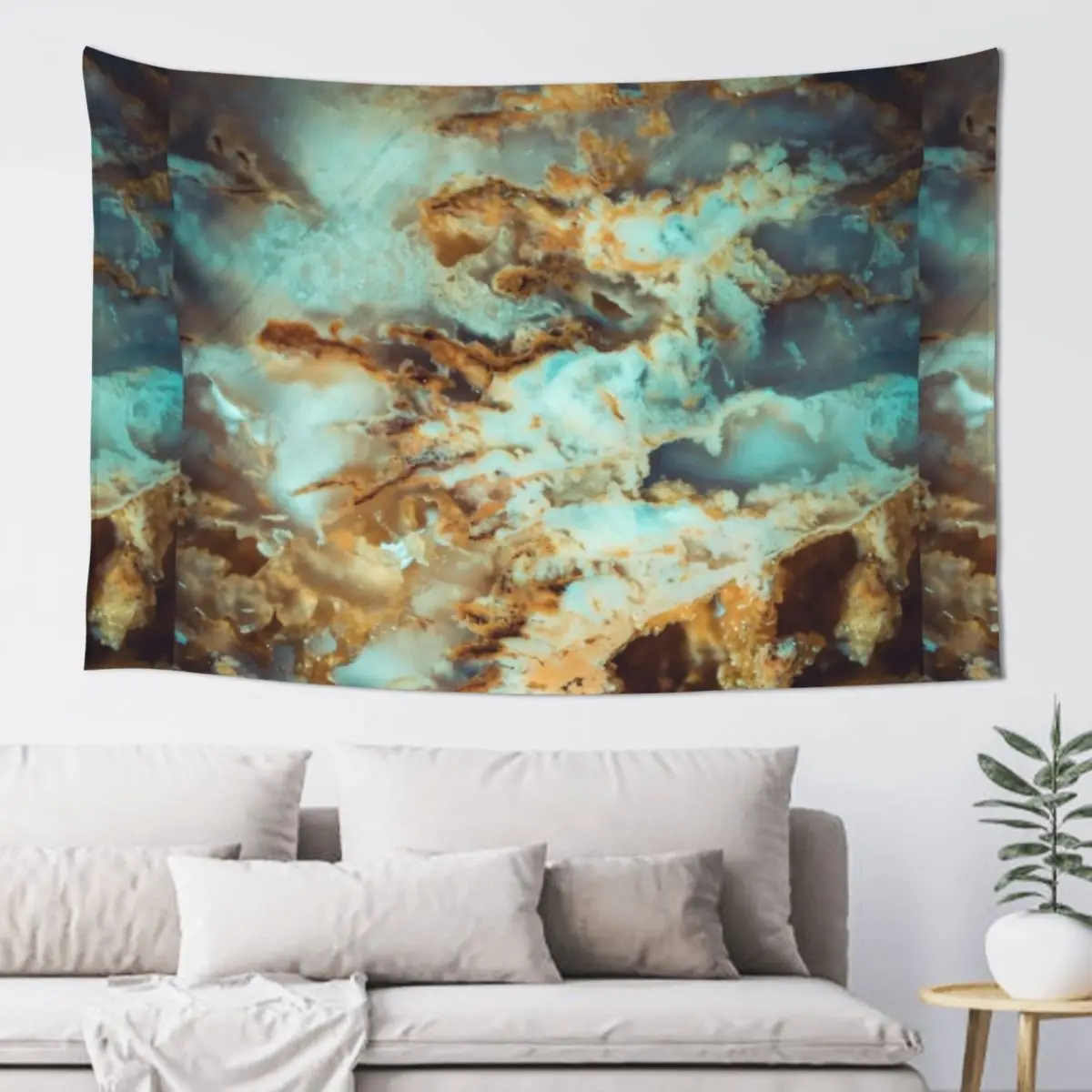 

Gemstone close up macro Agate crystal Tapestry Tapete For The Wall Wall Decorations Bedroom Deco Decoration Aesthetic Tapestry
