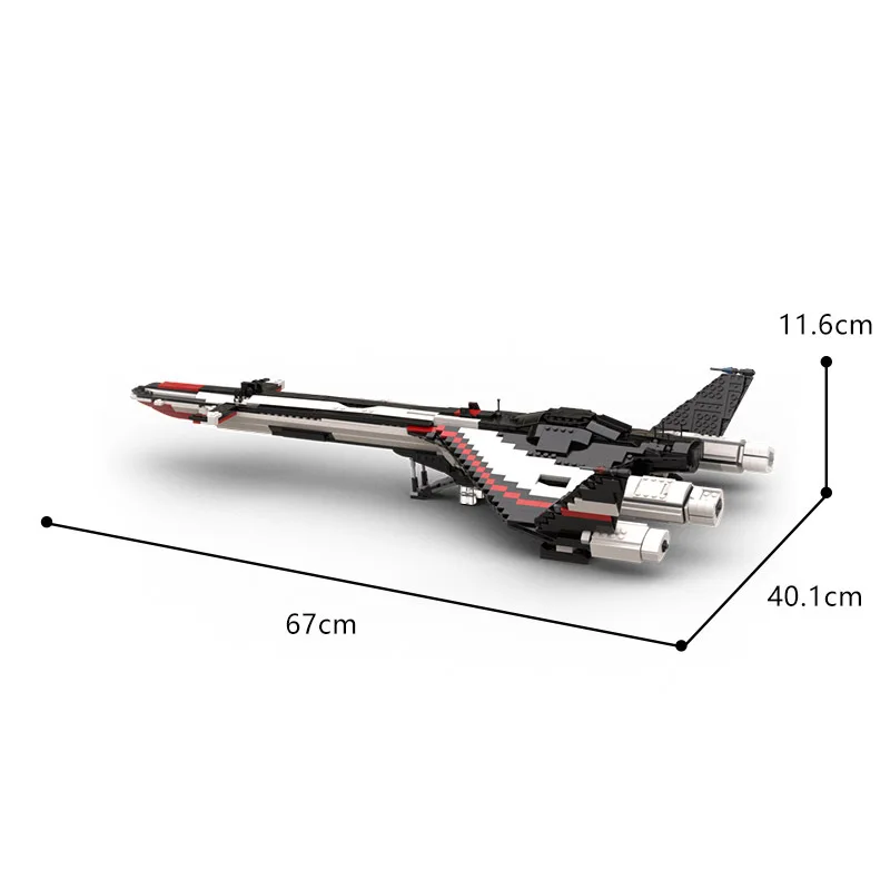 MOC Space Series Mass Effect Andromeda Storm Boys Technologia Klocki do budowania Puzzle dla dzieci Rozwój Klocki mózgowe Hobby Zabawki