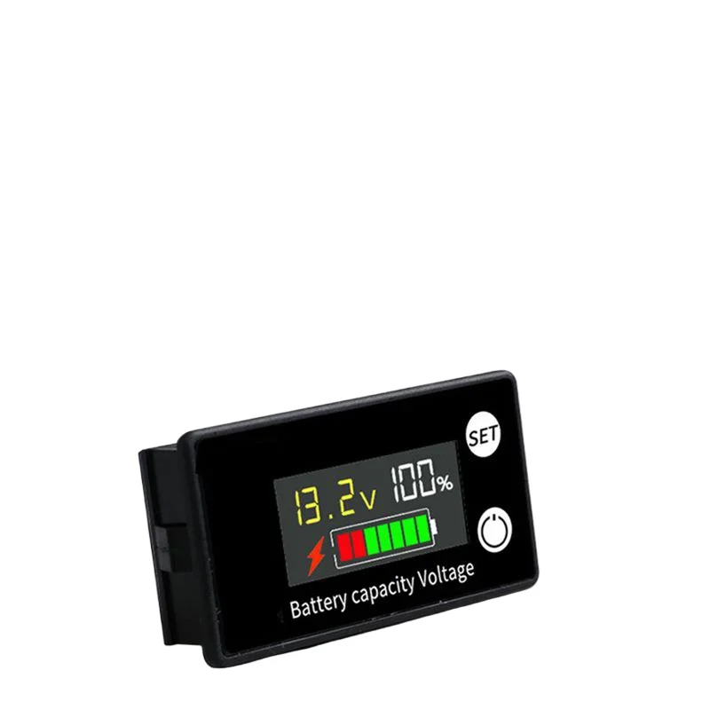 Voltmeter battery car power detection digital display lithium lead-acid battery capacity display